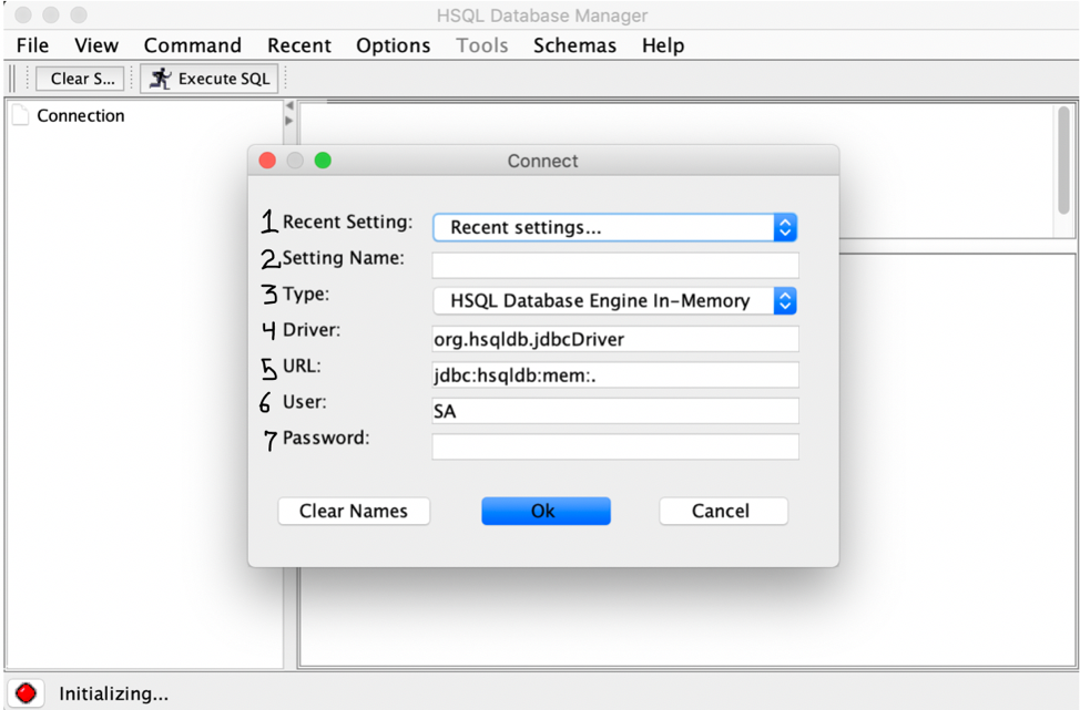 HSQL Database Manager GUI